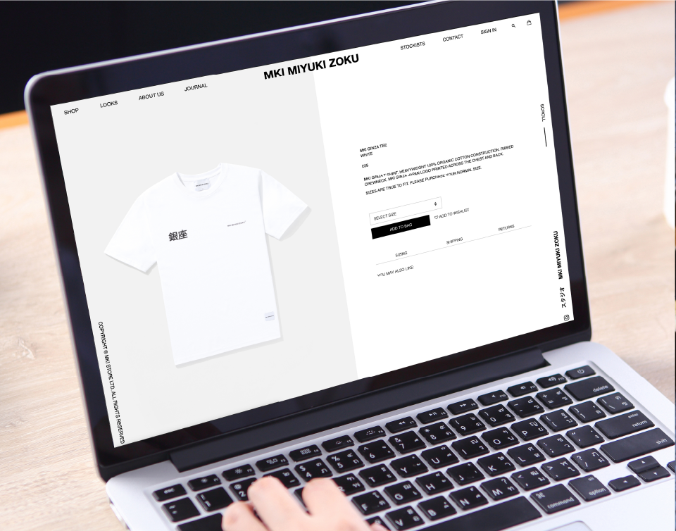 MKI mobile view – responsive ecommerce