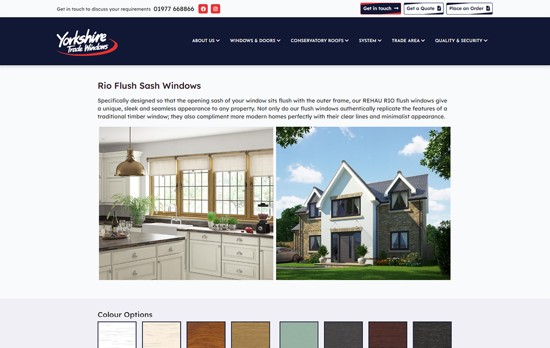Yorkshire Trade portfolio – artboard 4 product detail