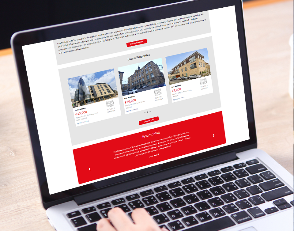 Sharpes portfolio – project screenshot 2