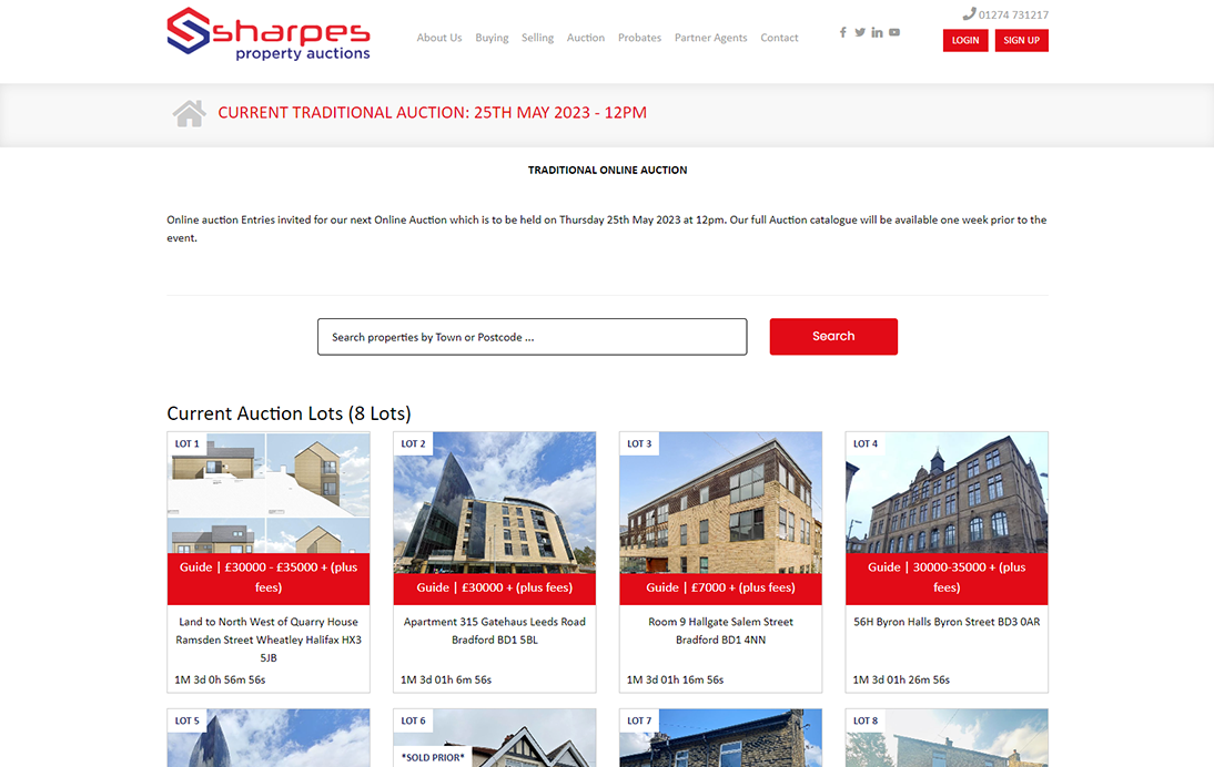 Sharpes portfolio – project screenshot 4