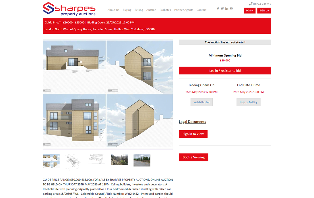 Sharpes portfolio – project screenshot 5