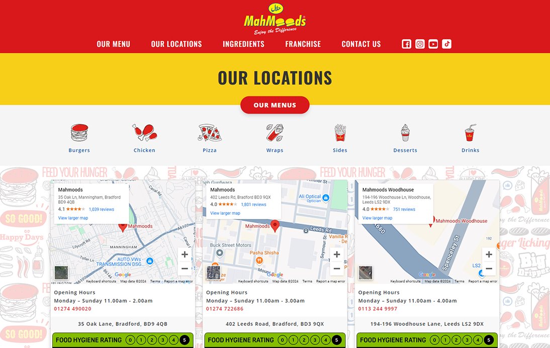Mahmood’s restaurant – portfolio image 5
