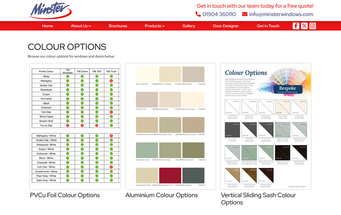 Minster portfolio – artboard 4 services layout