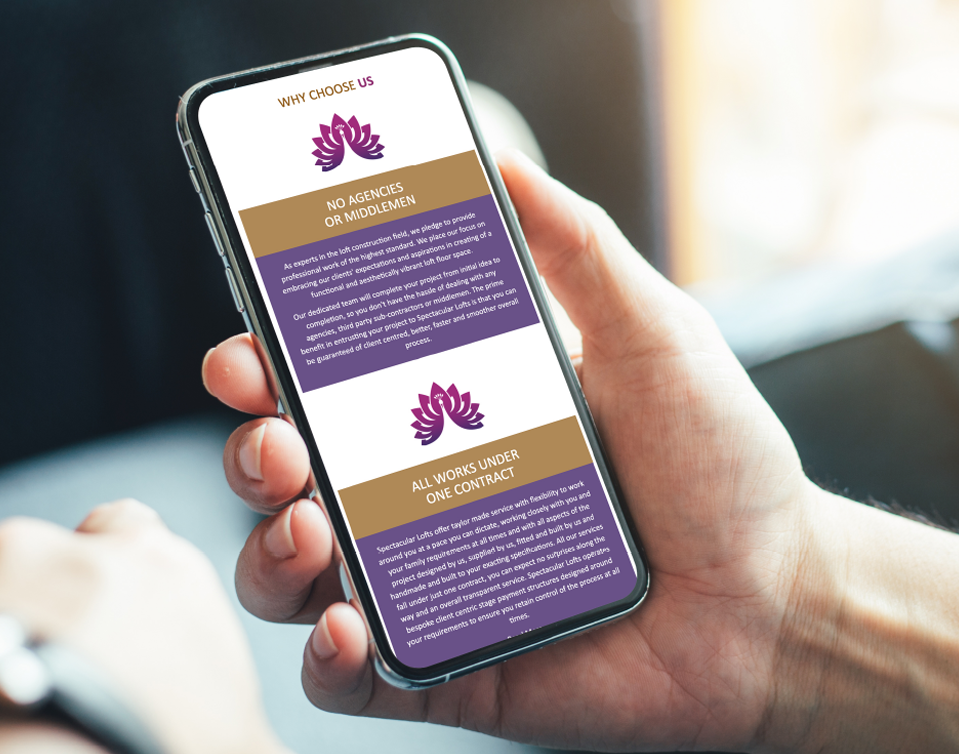 Spectacular project – mobile interface